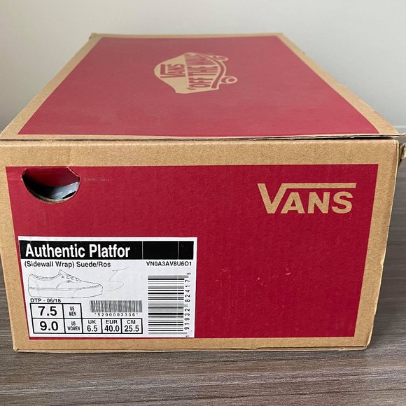 Vans Authentic Platform Sidewall Wrap Shoes - Picture 14 of 16